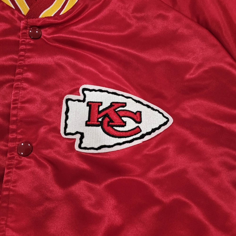 Chalkline vintage Kansas city chiefs football bomber jacket made in USA - Picture 5 of 9